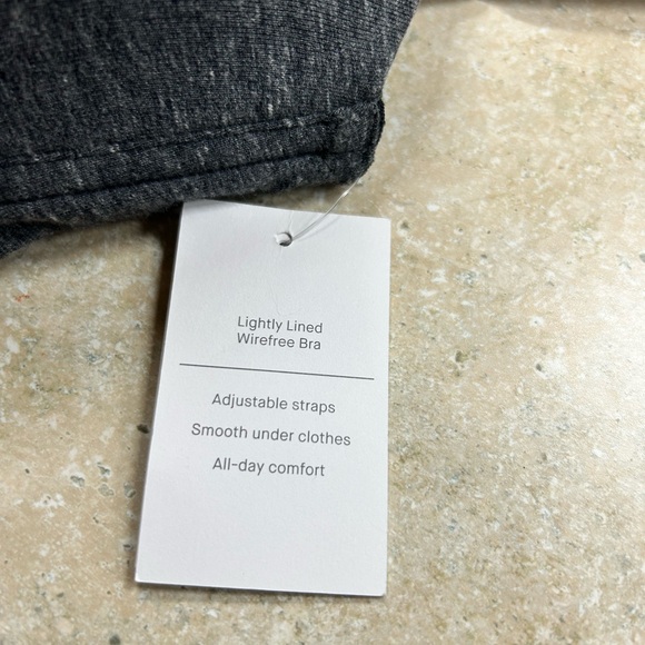 Women's Gray and Black Bra - Picture 5 of 6